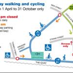 poole old town pedestrianisation map